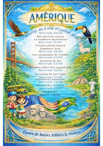 Centre périscolaire - Planning du 6 mai au 1er juillet