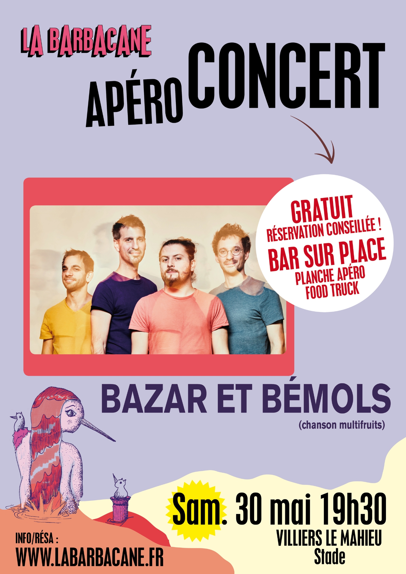 Affiche Concert Bazar et Bémols