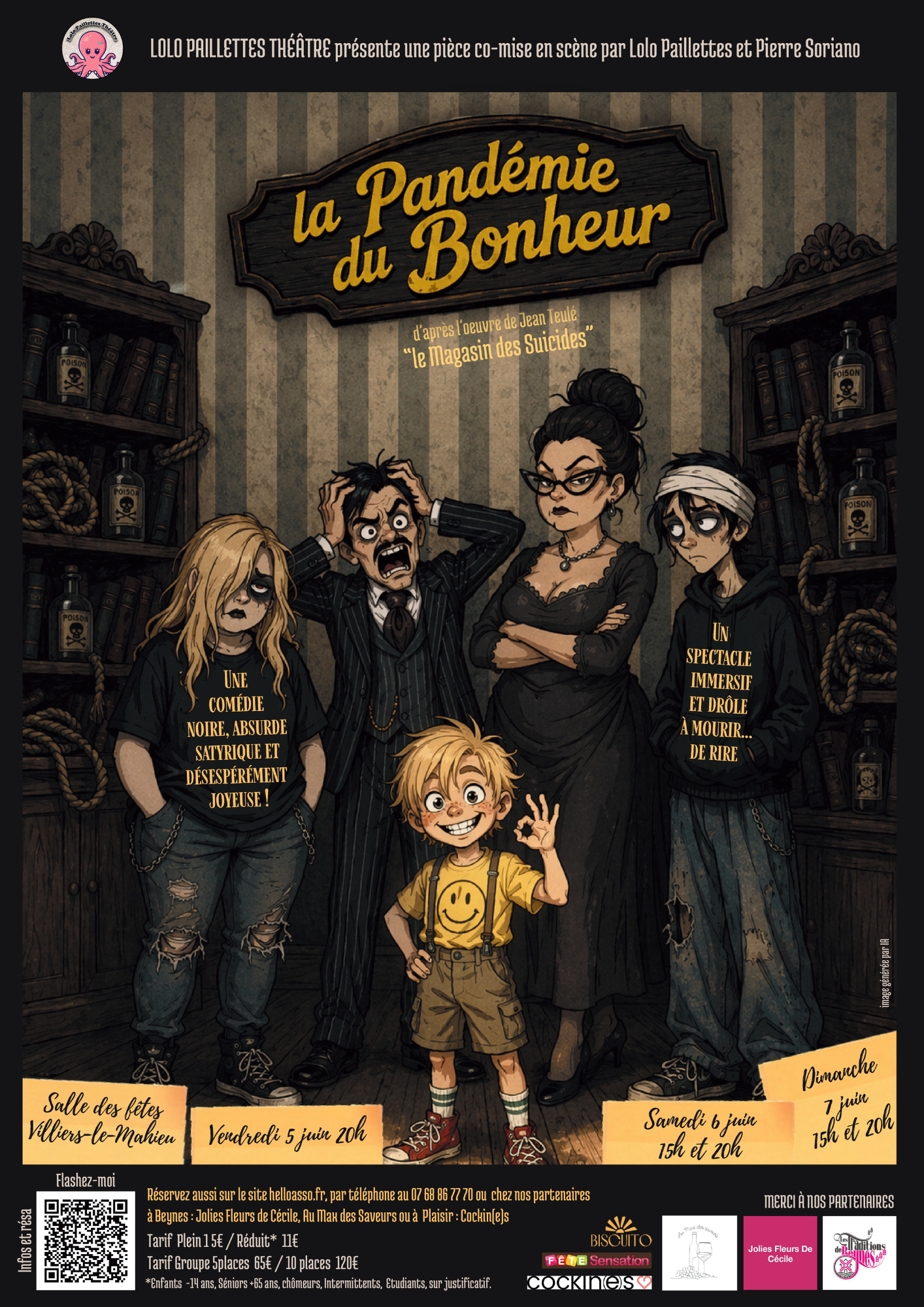 Théâtre - La Pandémie du bonheur