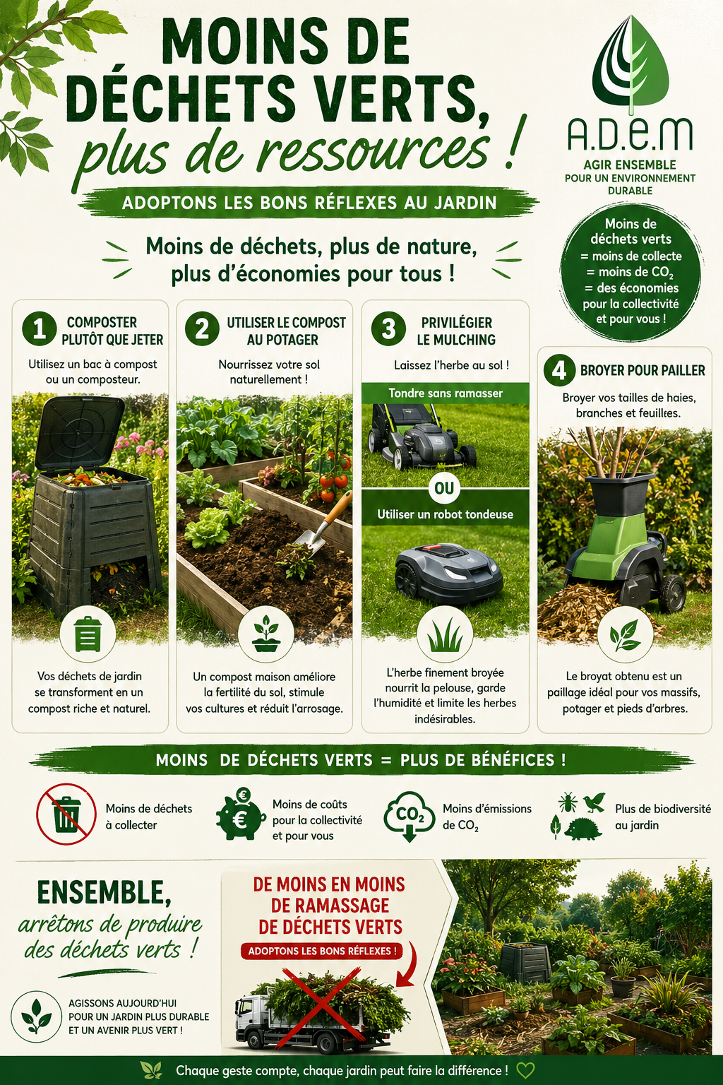 Mieux Recycler ses déchers verts